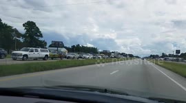 Traffic jams and empty shelves as North Carolinians prepare for Hurricane Florence