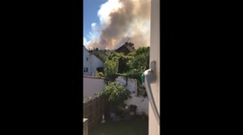 Witley Common Fire in Witley