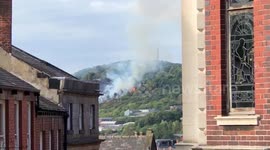 Sheffield fire still burning