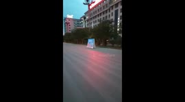 Walking billboards have been popping up on Chinese roads