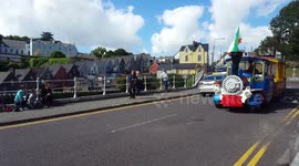 A fun tourist train at Cobh, Co. Cork, Ireland.