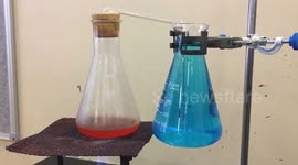 Surprising science demonstration with water and steam