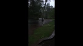 Flooding from Hurricane Florence in Trent Woods, NC