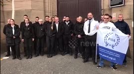 Anthony cook , P.O.A. Secretary explains why the prison officers at HMP Leicester have taken strike action today