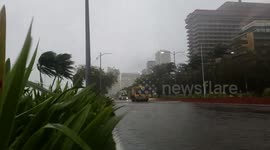 Typhoon Mangkhut here in Philippines now