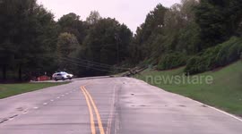 Power Lines Knock Out Power To Hundreds, Block Roadway