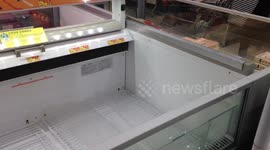 Food scarce at supermarket as residents brace for Super Typhoon Mangkhut