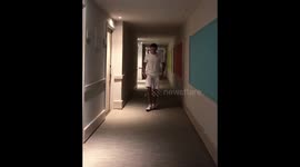 Big flip fail at the hotel! Ridiculous