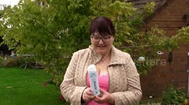 Cat has miracle escape after an aerosol can exploded in its face