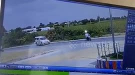 SUV driver pulls Hollywood-style stunt to save bike riders