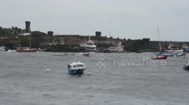 Storm Emma batters Holyhead Marina (4)