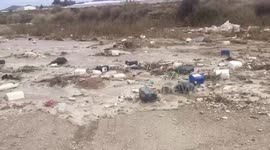 Ecologists horrified by videos showing rivers of plastic flowing in Spain