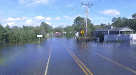 Drone Footage of Flood