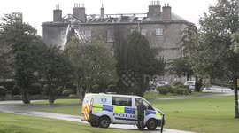 Emergency services are still at the scene of a major fire at one of the world's oldest golf clubs.