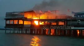 Oyster farm and hotel ravaged after mosquito spray catches fire