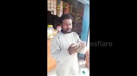 newsflare 48 year old woman eats light bulb
