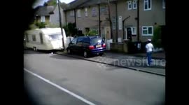 Boy running from ANGRY Chihuahua