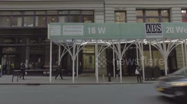 New style of Sidewalk Shed in New York City