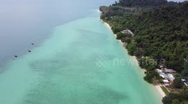 newsflare stunning drone footage of a boat in the ocean