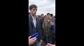 Protest in Ingushetia, what witness says