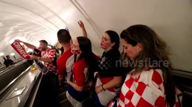 ENGLAND VS CROATIA | CROATIA FANS REACT LIVE CELEBRATING WORLD CUP 2018