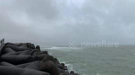 Inside the Eye of Typhoon Trami