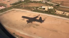 Jet2 landing at Ibiza airport