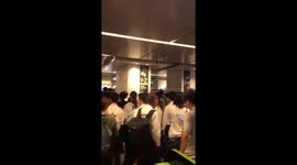 Train services affected, stations packed in aftermath of Typhoon Trami