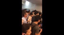 Train station in Tokyo closed after Typhoon Trami