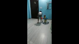 kidish thing playing like a pro