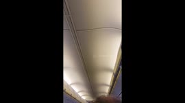 Raining inside the airplane !!!