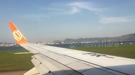 Breath taking plane sight in Rio de Janeiro, Brazil