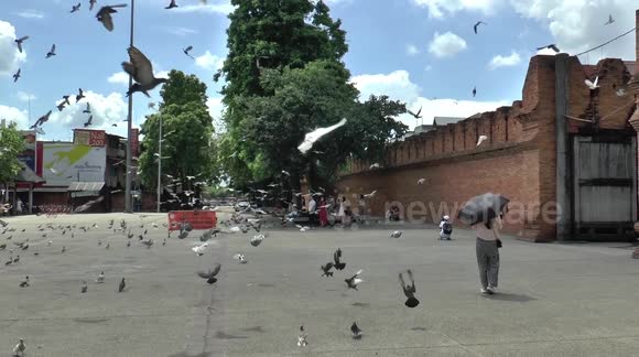 Chinese tourists visit Chiang Mai, Thailand during Golden Week 2018
