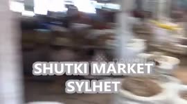 SHUTKI MARKET SYLHET BANGLADESH VLOG DRIED FISH
