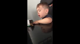 When being a hungry 2 year old just gets to much