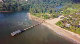 Hanalei Pier/Black Pot Beach rebuild from April flooding