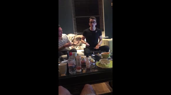 UK man with needle phobia tries to pluck up the courage to have blood test