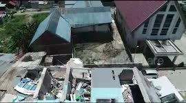 drone footage Roa Roa hotel before evacuations