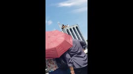 Brave Student Ziplines Off the Roof of a Building