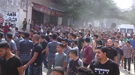 Thousands participate in Fares Hafeth al-Sarsawi's funeral, a 12-year-old boy shot by Israeli forces