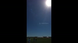 Snowbirds make giant heart In the sky