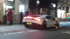 Love Island star Ellie Brown spotted speaking with Joey Essex outside media event