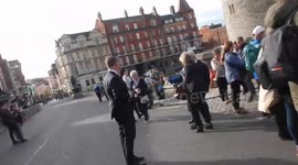 Emmon Holmes Departs Royal Wedding