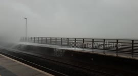 Commuting Through Dawlish in a Storm