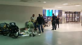 FBI respect the 1st amendment at LAX FBI and laxpd arrest man on stowaway charges at a airport