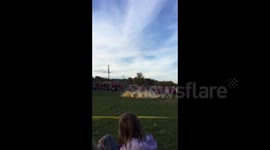 Pumpkins dropped from a great height