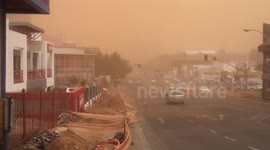 Sand Storm Bloemfontein 16 Oct 2014