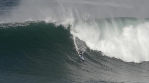 Surfers in Portugal ride season's first big swell hours before Storm Leslie makes landfall