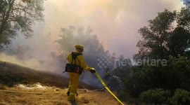 Firefighters battle 38-acre Masonic Fire