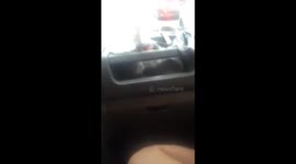 He behaved in the Car 